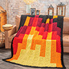 Cozy Autumn Fireplace Blanket