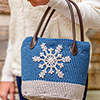 Snowflake Bucket Tote